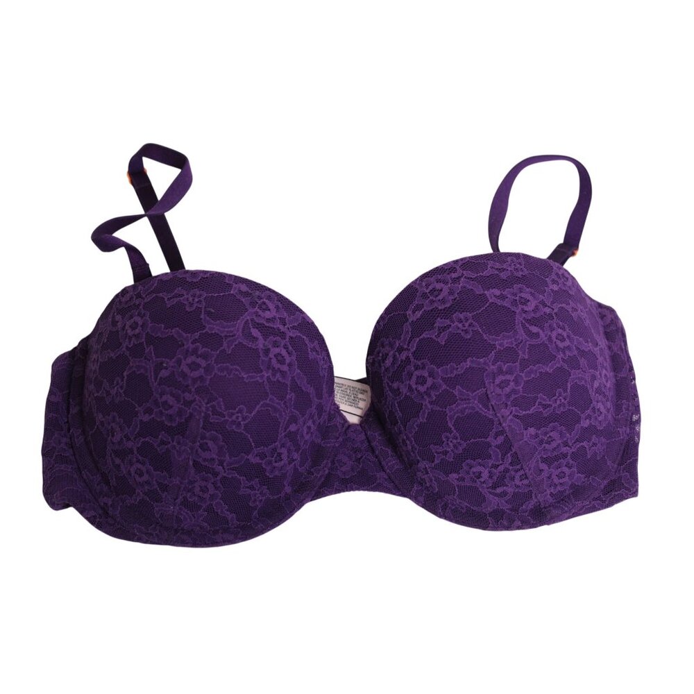 Victoria's Secret Purple Lace Adjustable Bra Ladies 34C